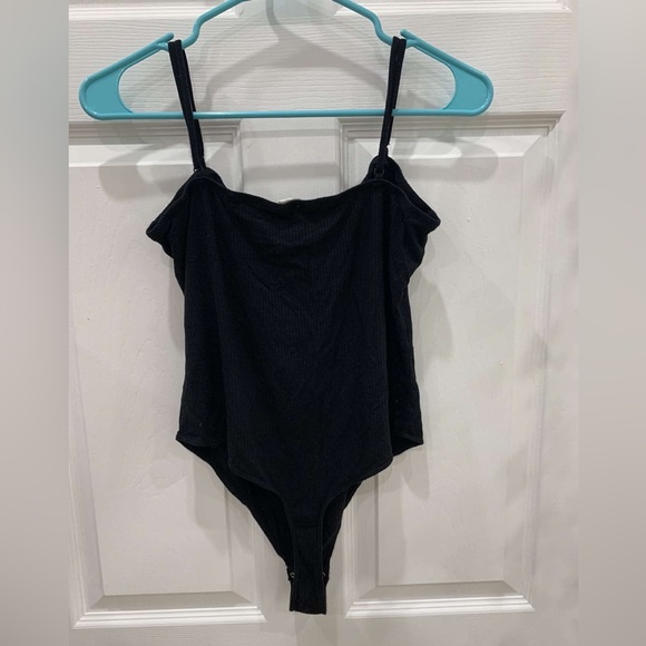 Black Clip Up Bodysuit - Picture 2 of 3